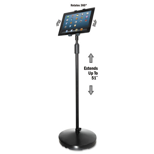 Picture of Floor Stand for iPad and Other Tablets, Black