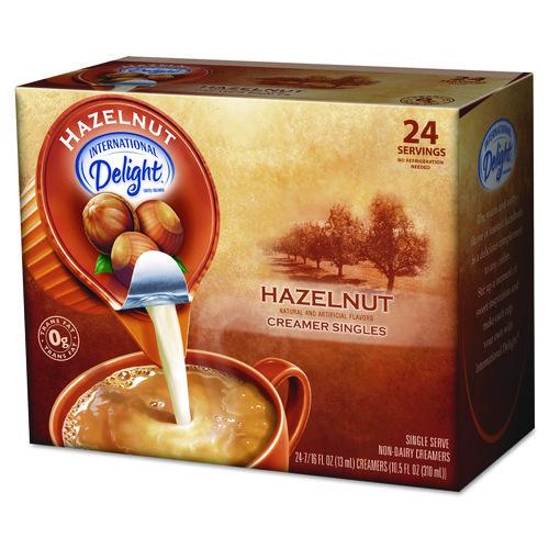 Picture of Coffee Creamer, Hazelnut, 0.44 oz Mini Cups, 24/Box