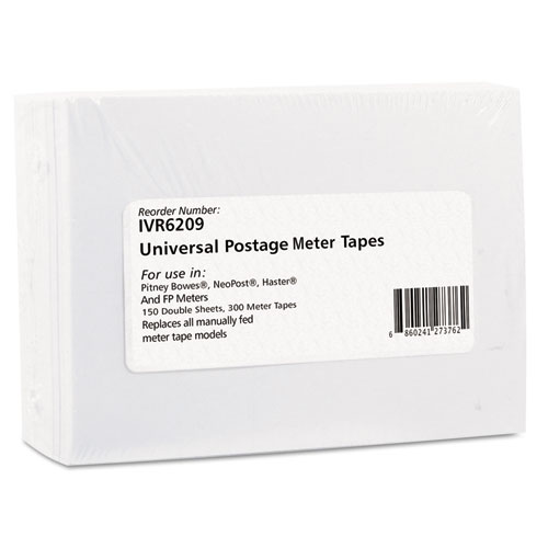 Picture of Postage Labels, 3.5 x 5.25, White, 2/Sheet, 150 Sheets/Box