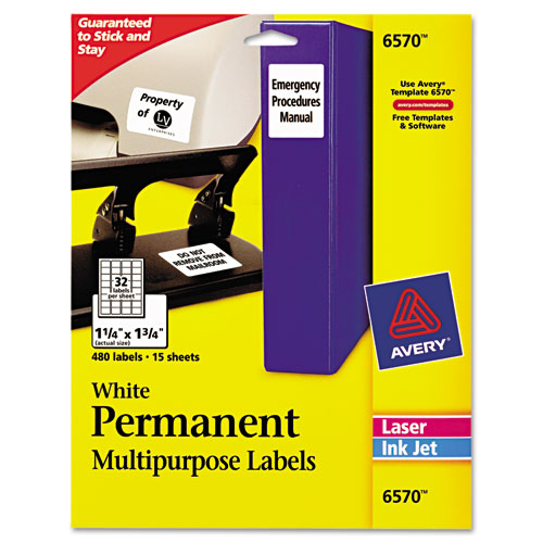 Permanent+Id+Labels+W%2F+Sure+Feed+Technology%2C+Inkjet%2Flaser+Printers%2C+1.25+X+1.75%2C+White%2C+32%2Fsheet%2C+15+Sheets%2Fpack