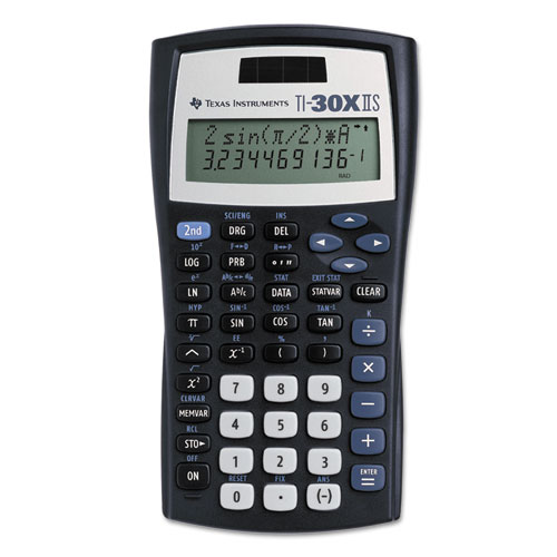 Ti-30x+Iis+Scientific+Calculator%2C+10-Digit+Lcd%2C+Black