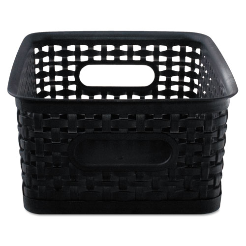 Picture of Weave Bins, 9.88 x 7.38 x 4, Black, 3/Pack