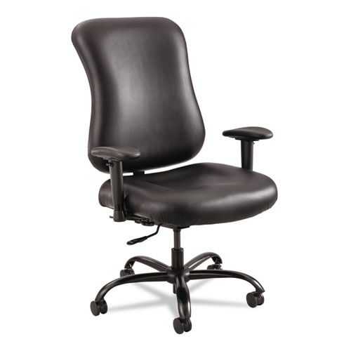 Optimus+High+Back+Big+And+Tall+Chair%2C+Vinyl%2C+Supports+Up+To+400+Lb%2C+19%26quot%3B+To+22%26quot%3B+Seat+Height%2C+Black