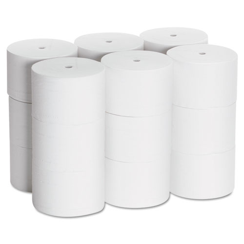 Picture of Coreless Bath Tissue, Septic Safe, 2-Ply, White, 1,125 Sheets/Roll, 18 Rolls/Carton