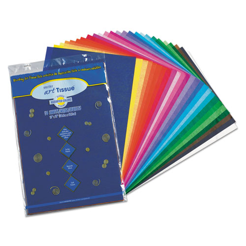 Picture of Spectra Art Tissue, 23 lb Tissue Weight, 12 x 18, Assorted, 50/Pack