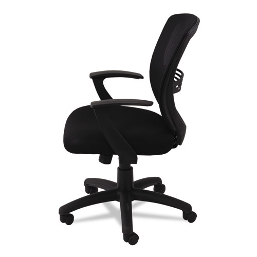 Picture of Swivel/Tilt Mesh Mid-Back Task Chair, Supports Up to 250 lb, 17.91" to 21.45" Seat Height, Black