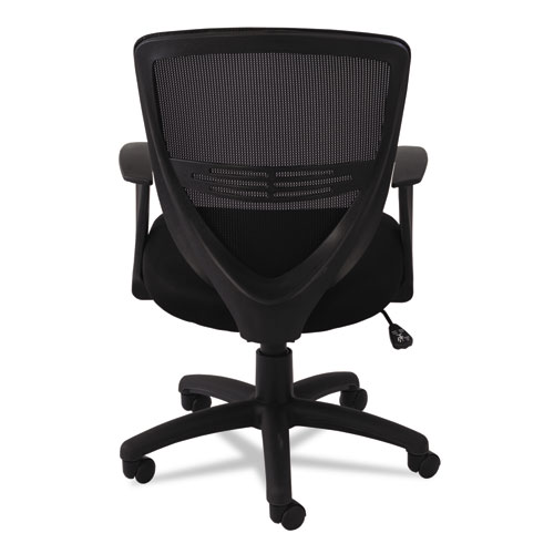 Picture of Swivel/Tilt Mesh Mid-Back Task Chair, Supports Up to 250 lb, 17.91" to 21.45" Seat Height, Black