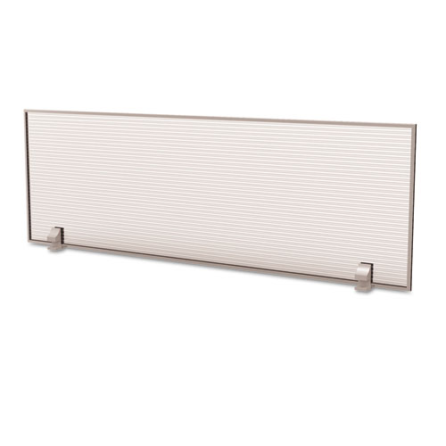 Picture of Trento Line Dividing Panel, Polycarbonate, 47.13w x 1.75d x 15.5h, Translucent