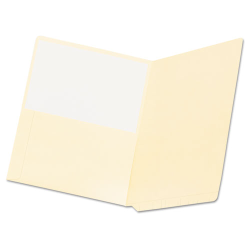 Picture of Manila End Tab Pocket Folder, Straight Tabs, Letter Size, Manila, 50/Box