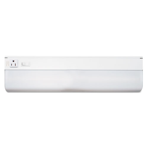 Picture of Under-Cabinet Fluorescent Fixture, Steel, 18.25w x 4d x 1.63h, White