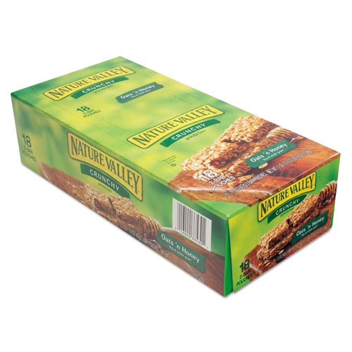 Picture of Granola Bars, Oats'n Honey Cereal, 1.5 oz Bar, 18/Box