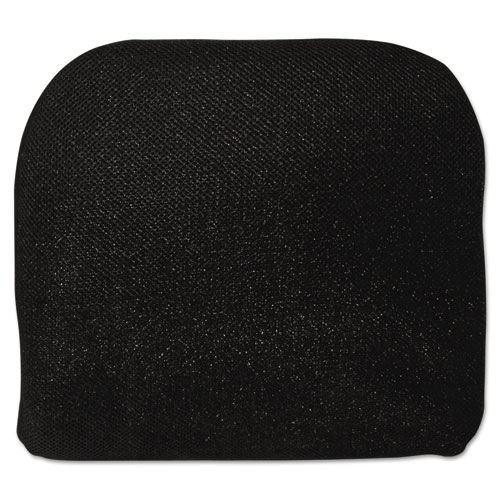 Picture of Memory Foam Massage Lumbar Cushion, 12.75 x 3.75 x 12, Black