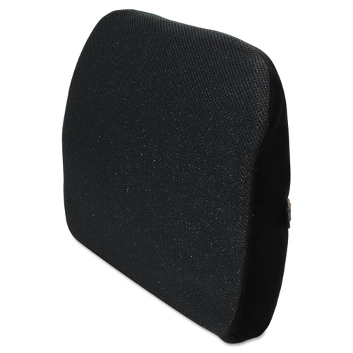Picture of Memory Foam Massage Lumbar Cushion, 12.75 x 3.75 x 12, Black