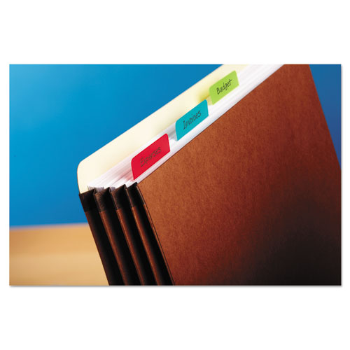 Picture of Solid Color Tabs, 1/5-Cut, Assorted Colors, 2" Wide, 24/Pack