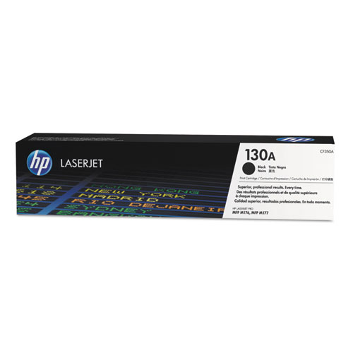 Picture of HP 130A, (CF350A) Black Original LaserJet Toner Cartridge