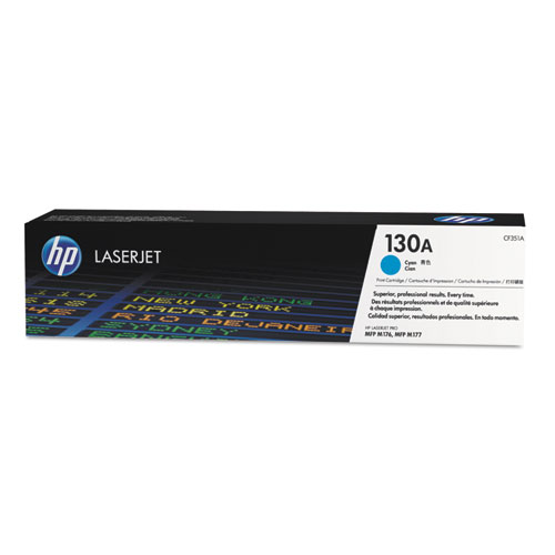 Picture of HP 130A, (CF351A) Cyan Original LaserJet Toner Cartridge