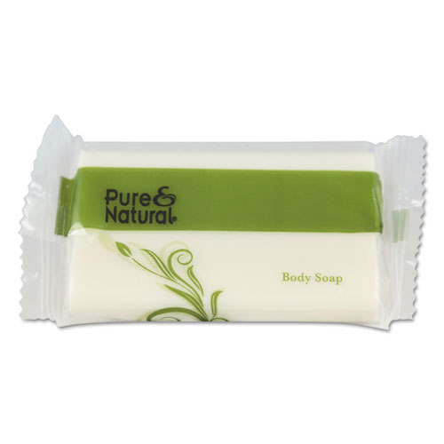 Picture of Body and Facial Soap, Fresh Scent, # 1 1/2 Flow Wrap Bar, 500/Carton