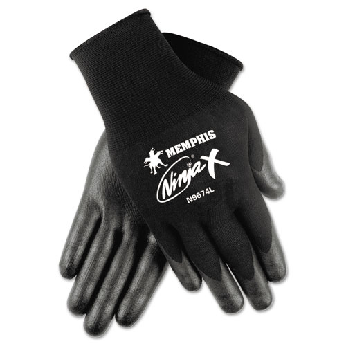 Picture of Ninja x Bi-Polymer Coated Gloves, X-Large, Black, Pair
