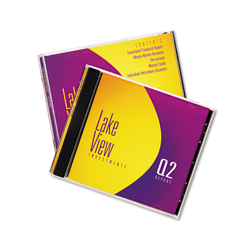 Picture of Inkjet CD/DVD Jewel Case Inserts, Matte White, 20/Pack