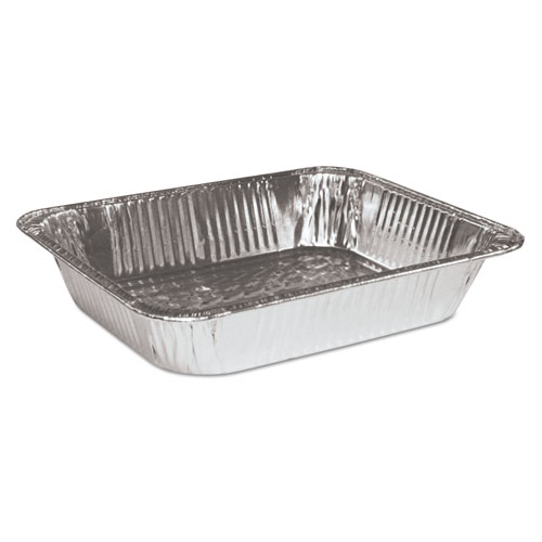 Picture of Aluminum Steam Table Pans, Half-Size Deep, 2.56" Deep, 10.38 x 12.75, 100/Carton