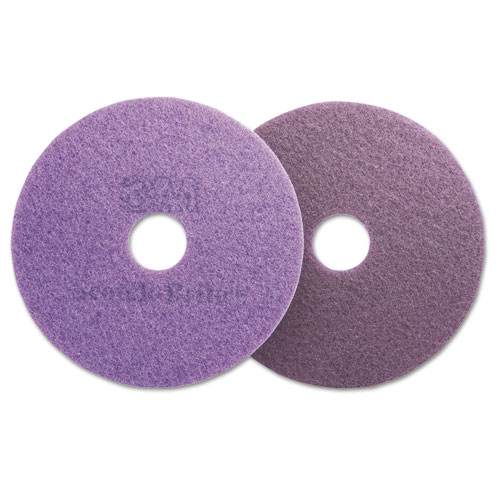 Picture of Diamond Floor Pads, 20" Diameter, Purple, 5/Carton