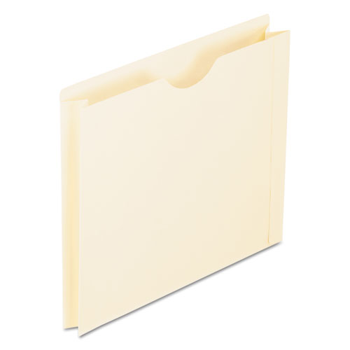 Picture of Manila Reinforced File Jackets, 2-Ply Straight Tab, Letter Size, Manila, 50/Box