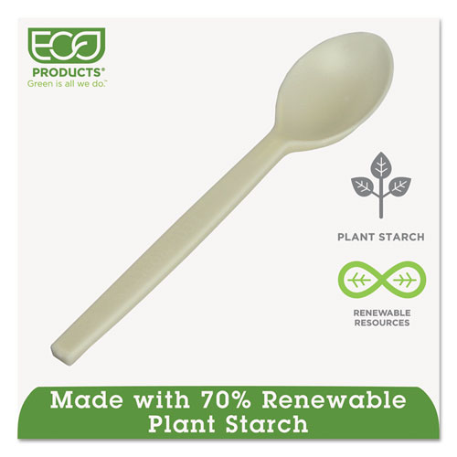 Picture of Plant Starch Spoon - 7", 50/Pack, 20 Pack/Carton