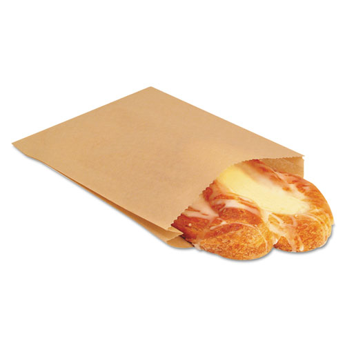 Picture of EcoCraft Grease-Resistant Sandwich Bags, 6.5" x 8", Natural, 2,000/Carton