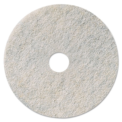 Picture of Niagara Natural Burnishing Pad, 27" Diameter, White, 5/Carton