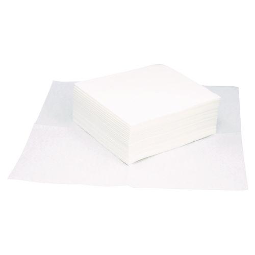 Picture of TASKBrand Grease and Oil Wipers, Quarterfold, 12 x 13.25, White, 50/Pack, 16 Packs/Carton