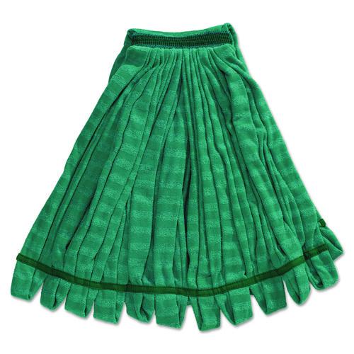 Picture of Tube Mop, Microfiber, Green, Medium, 1-in Green Headband