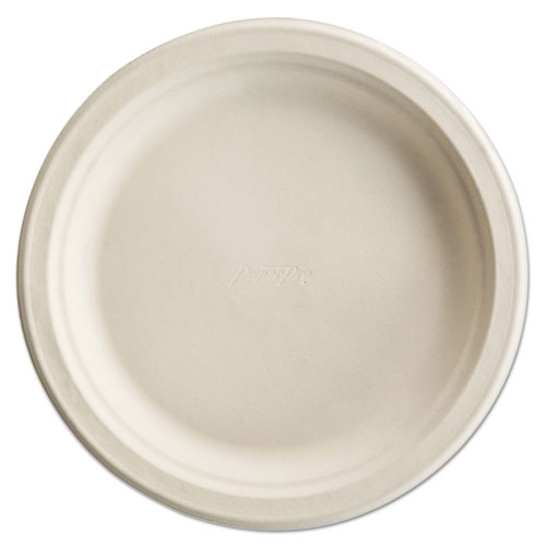 Picture of Paper Pro Round Plates, 8.75" dia, White, 125/Pack, 4 Packs/Carton