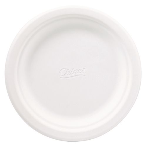 Picture of Classic Paper Plates, 6.75" dia, White, 125/Pack, 8 Packs/Carton