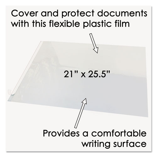 Picture of Second Sight Clear Plastic Desk Protector, with Hinged Protector, 25.5 x 21, Clear