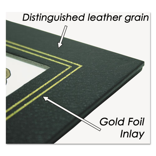 Picture of Leatherette Document Frame, 8.5 x 11, Black, Pack of Two