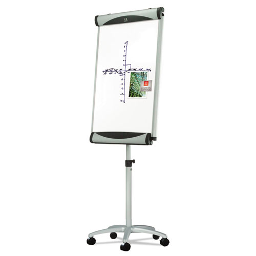 Picture of Euro Premium Mobile Magnetic Easel, 27 x 41, White