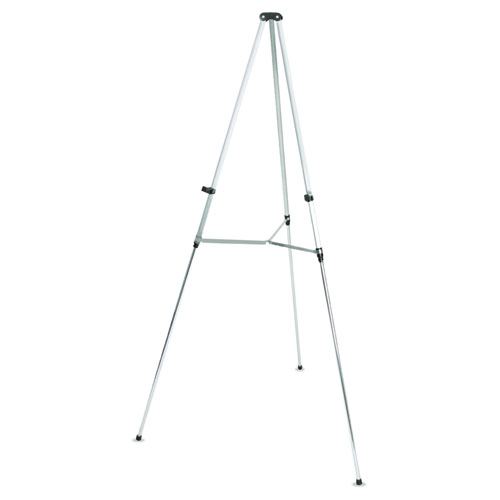 Picture of Lightweight Telescoping Tripod Easel, 38" to 66" High, Aluminum, Silver