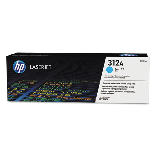 HP+312a%2C+%28cf381a%29+Cyan+Original+Laserjet+Toner+Cartridge