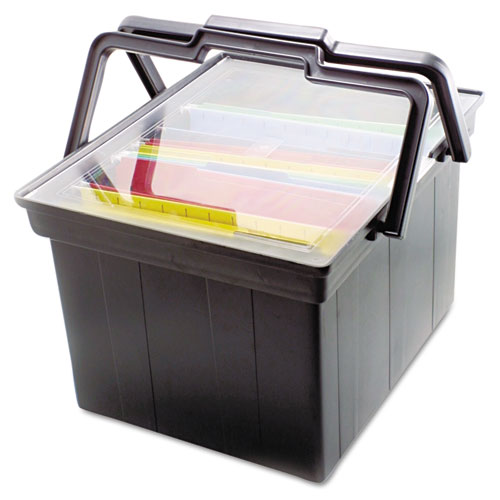 Picture of Companion Portable File, Letter/Legal Files, 17" x 14" x 11", Black