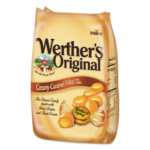 Picture of Hard Candies, Caramel with Caramel Filling, 30 oz Bag