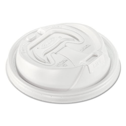 Picture of Optima Reclosable Lid, Fits 12 oz to 24 oz Foam Cups, White, 100/Pack