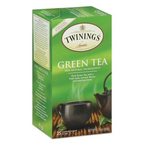 Picture of Tea Bags, Green, 1.76 oz, 25/Box
