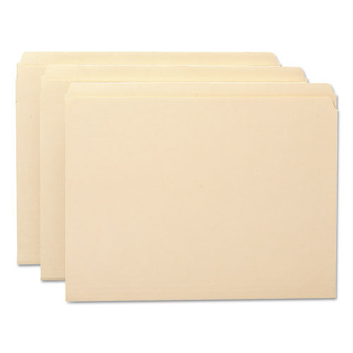 Picture of Manila File Folders, Straight Tabs, Letter Size, 0.75" Expansion, Manila, 100/Box