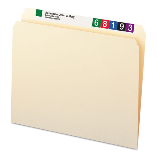 Picture of Manila File Folders, Straight Tabs, Letter Size, 0.75" Expansion, Manila, 100/Box