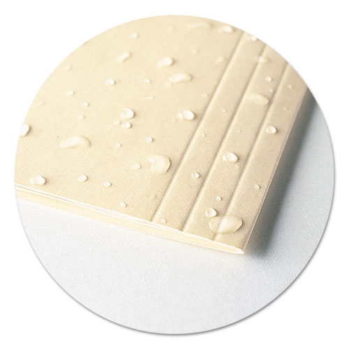 Picture of WaterShed Top Tab File Folders, 1/3-Cut Tabs: Assorted, Letter Size, 0.75" Expansion, Manila, 100/Box