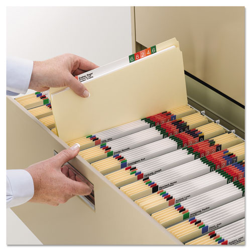 Picture of Manila File Folders, Straight Tabs, Letter Size, 0.75" Expansion, Manila, 100/Box