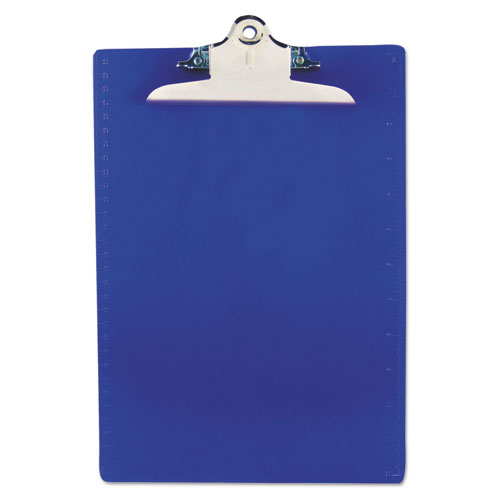 Recycled+Plastic+Clipboard+with+Ruler+Edge%2C+1%26quot%3B+Clip+Capacity%2C+Holds+8.5+x+11+Sheets%2C+Blue