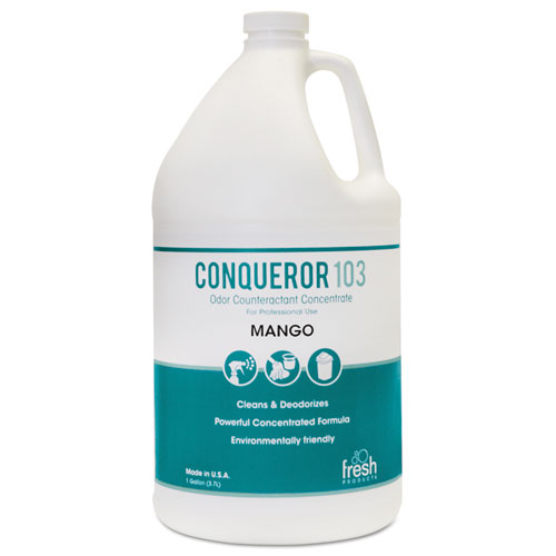 Picture of Conqueror 103 Odor Counteractant Concentrate, Mango, 1 gal Bottle, 4/Carton