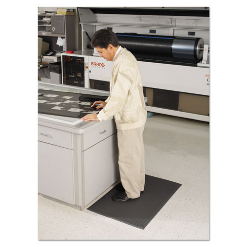 Picture of Air Step Antifatigue Mat, Polypropylene, 36 x 144, Black