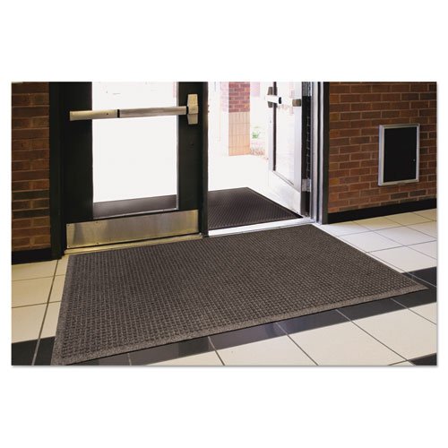 Picture of EcoGuard Indoor/Outdoor Wiper Mat, Rubber, 24 x 36, Charcoal